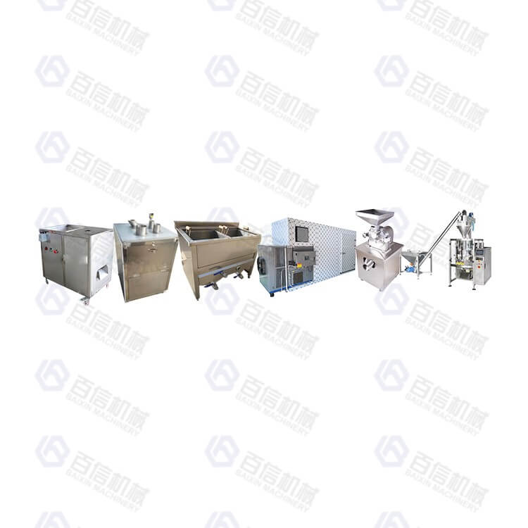 Small Output Plantain Banana Powder Production Line