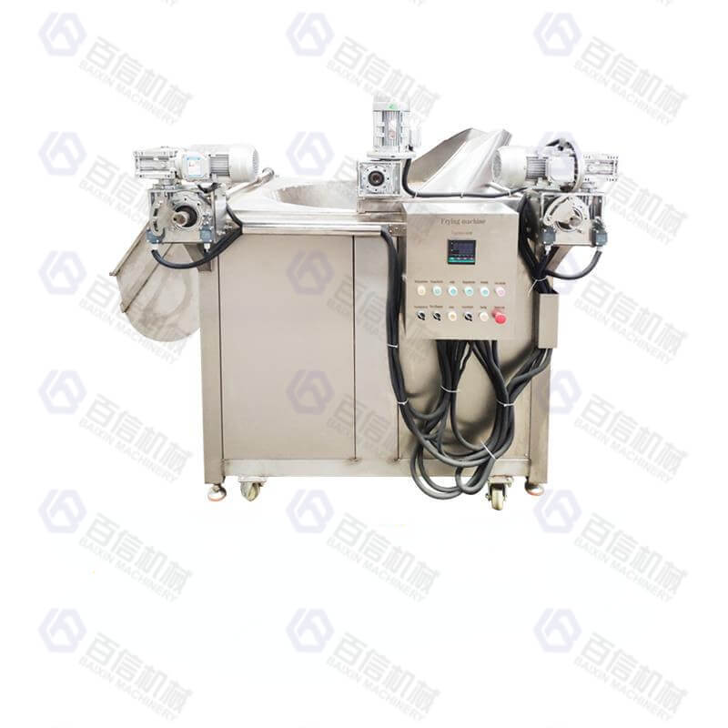 Automatic Stirring Batch Potato Chips Fryer Machine