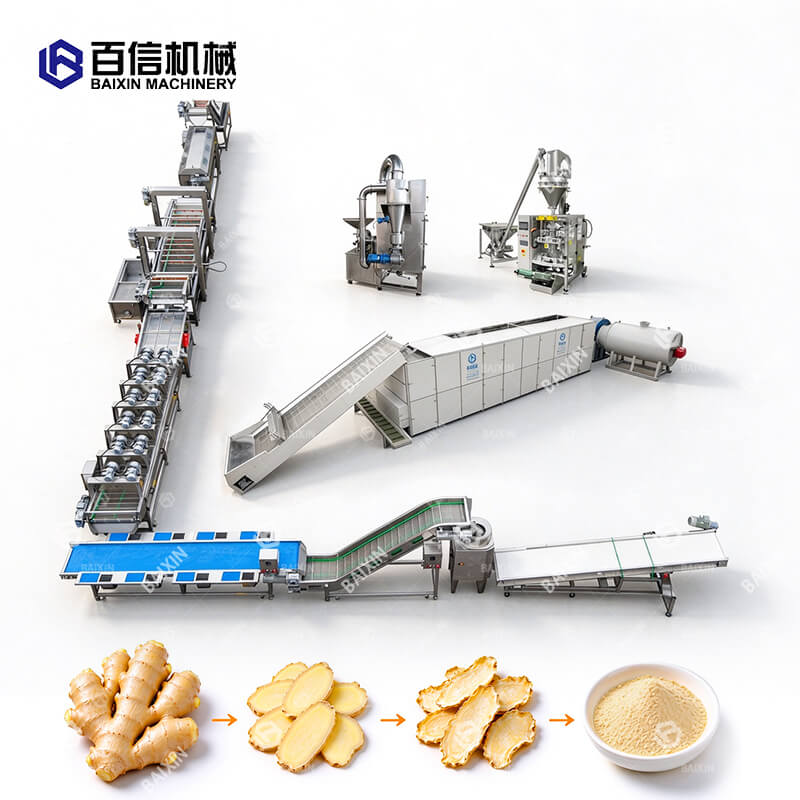 Semi-automatic Ginger Production Line