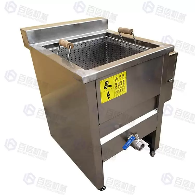 Francaj Fritoj Manlibro Batch Fryer Machine