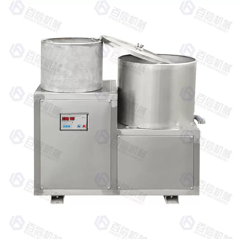 Máquina de desidratação e remoção de óleo de tambor