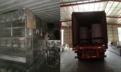 200KW Cereals Microwave Drying Machine Delivery To Nigeria