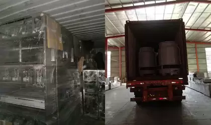 Nijerya'ya 200KW Tahıl Mikrodalga Kurutma Makinesi Teslimatı