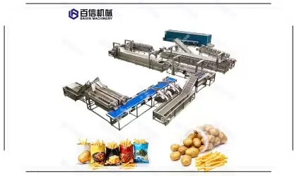 Frozen French Fries Manufacturing Process